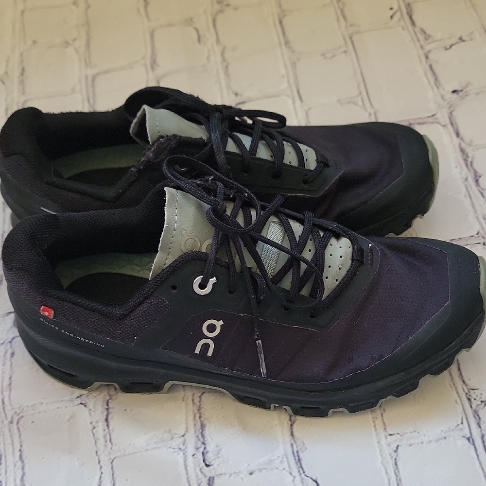 GUC On Cloud Women's Cloudventure Black/Cobble Running Shoes Women's Size 6.5